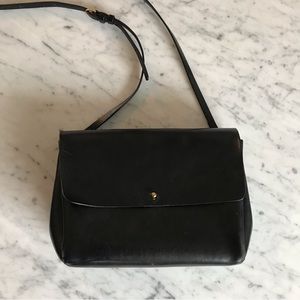 Auxiliary leather crossbody purse